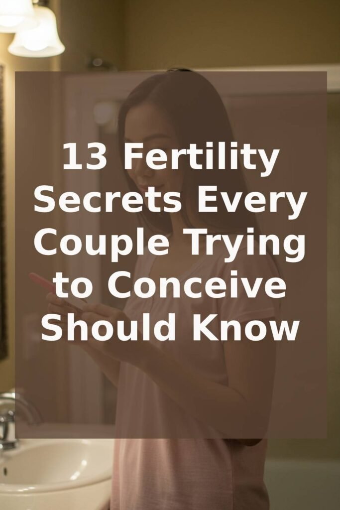 13 Fertility Secrets Every Couple Trying to Conceive Should Know