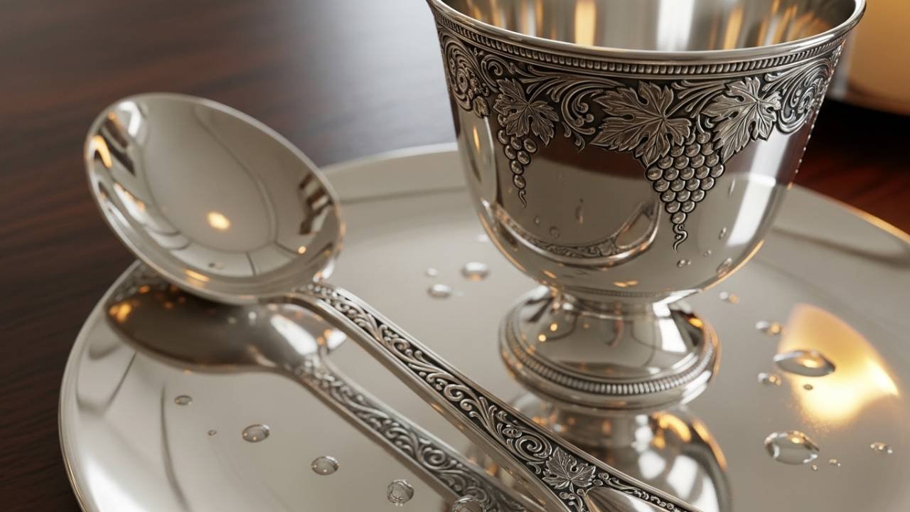 The Silver Spoon and Cup