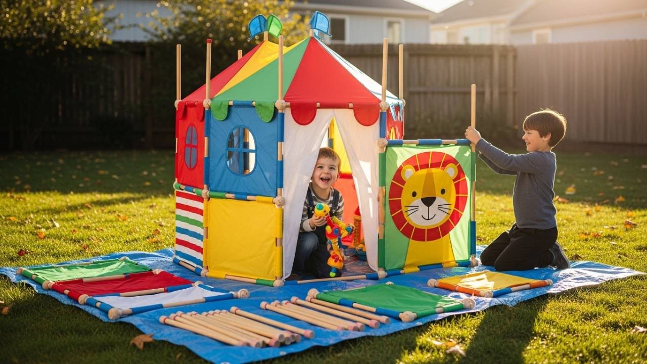 The "Build-Your-Own" Fort or Play Tent