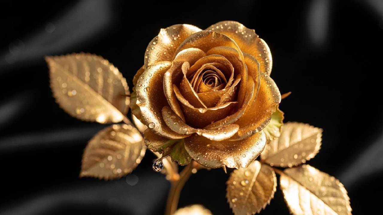 Custom 24k Gold-Dipped Flora