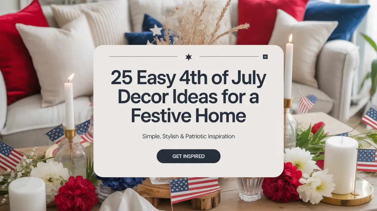 25 Easy 4th of July Decor Ideas for a Festive Home