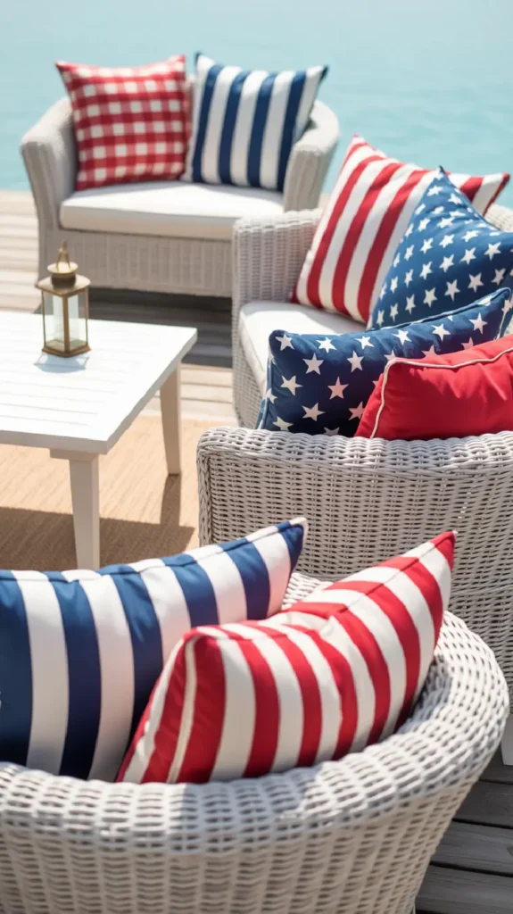 Add Outdoor Pillows for Quick Color