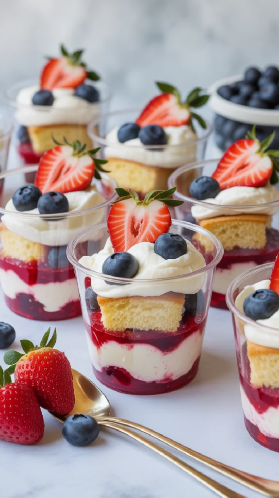 Berry Shortcake Cups