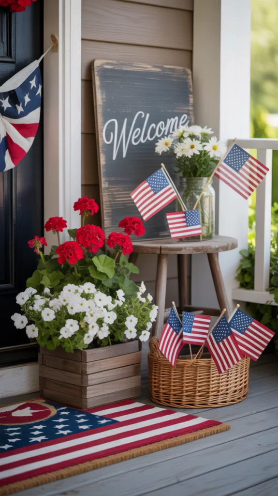 Create a Layered Front Porch Welcome Setup
