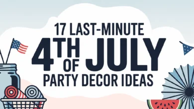 Last Minute 4th of July Party Decor Ideas