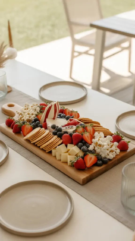 Make a Snack Board the Visual Centerpiece