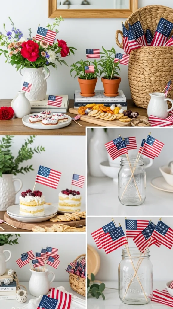 Place Mini Flags in Unexpected Spots