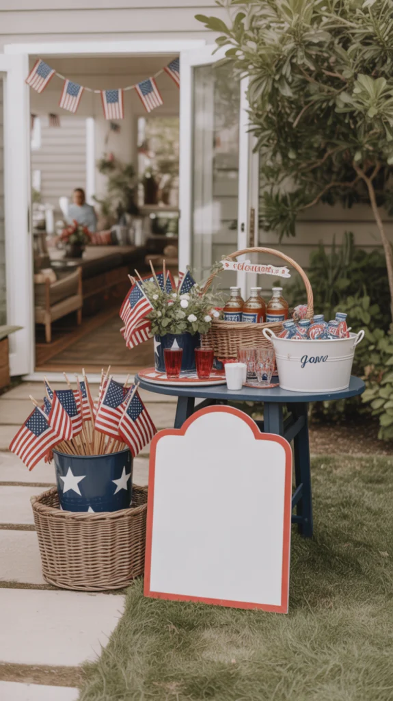 Set Up a Backyard Welcome Spot