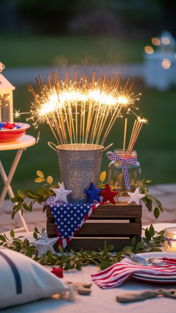 Set Up a Sparkler Station