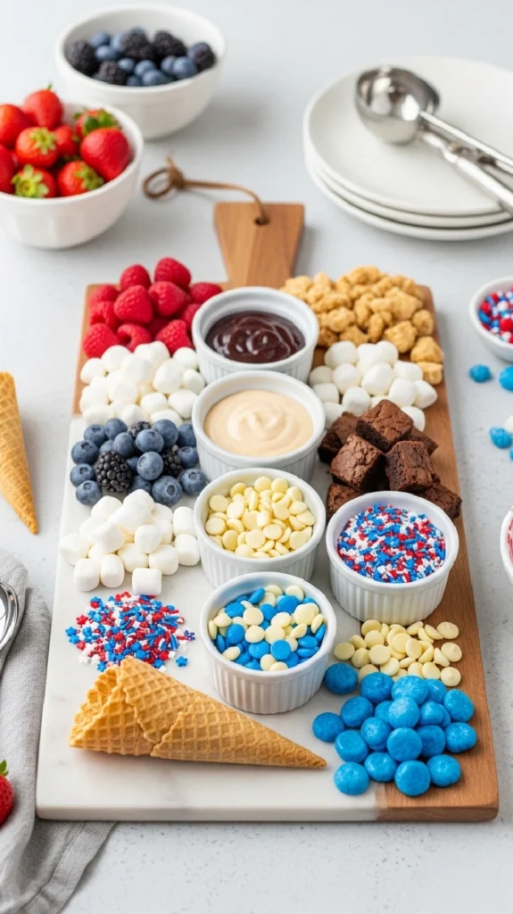 The Ice Cream Topping Board