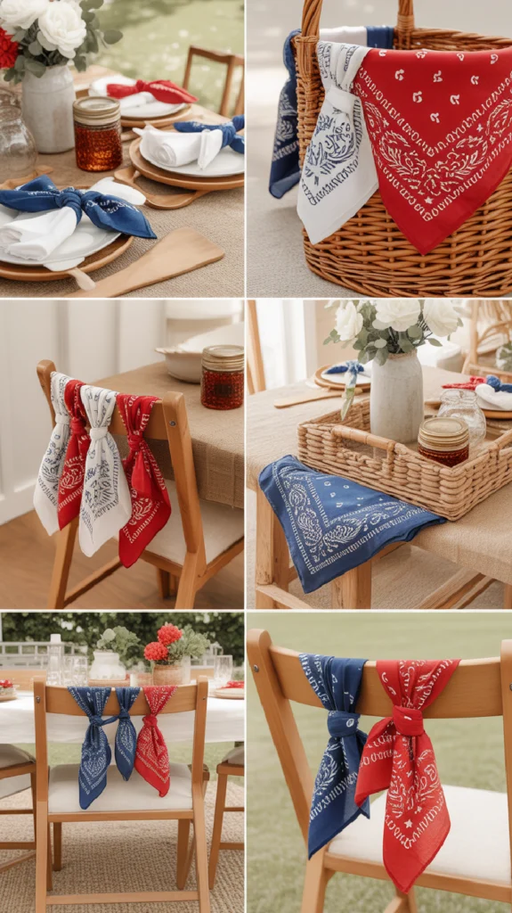 Use Bandanas as Creative Decor Pieces