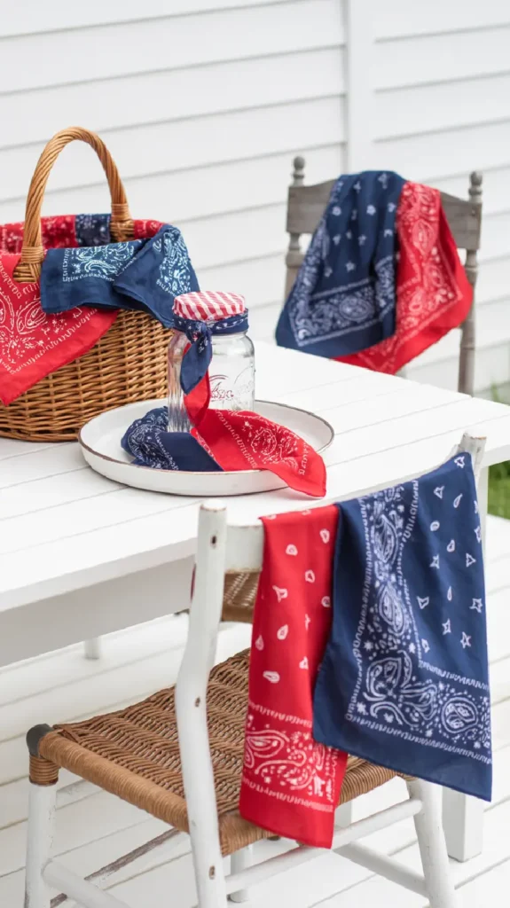 Use Bandanas as Decor in Multiple Places