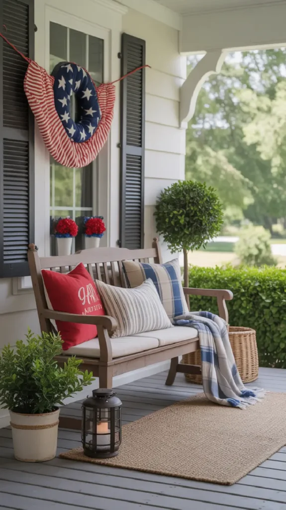 Use a Bench as a Decor Moment