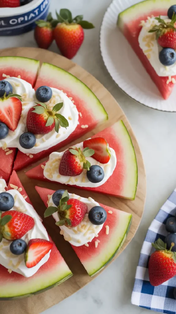 Watermelon Fruit Pizza