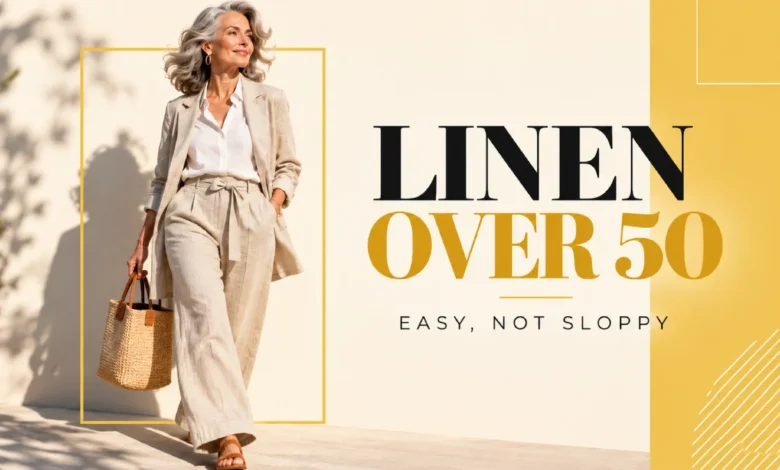 How to Wear Linen Over 50 Without Looking Like You Forgot to Iron