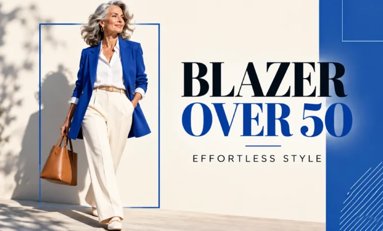 How to Wear a Blazer Over 50 So It Looks Effortless, Not Stuffy